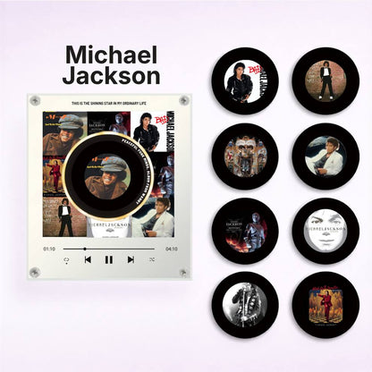 Mini Vinyle Magnétique Personnalisé – Photo & Musique | Vinylson